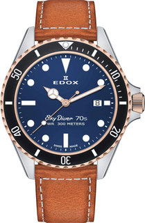 Швейцарские мужские часы в коллекции Skydiver Мужские часы Edox 53017-357RNCBUI