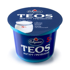 Йогурт Савушкин продукт Teos греческий 5% 250г