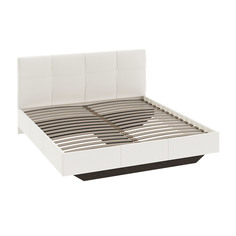 Кровать c мягкой обивкой тип 1 Смарт мебель «Элис» (Светлая)