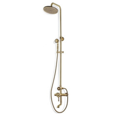 Комплект для ванной и душа одноручковый короткий (10см) излив, лейка круг Bronze de Luxe 10120r windsor