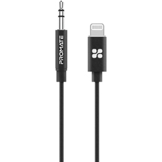 Кабель Promate AudioLink-LT1 Lightning - AUX Jack 3.5 mm 1 м черный