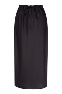 Черная юбка миди с кулиской Alexanderwang.T