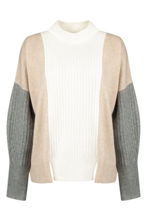Трехцветный свитер MAX & MOI