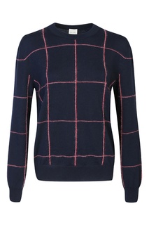 Шерстяной джемпер в клетку Paul Smith