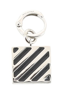 Серебристая моно-серьга Off White