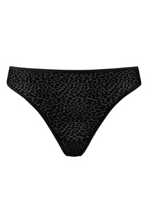 Черные стринги с набивным рисунком Marlies Dekkers