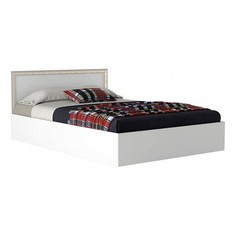 Кровать полутораспальная Виктория-Б с матрасом 2000х1400 Наша мебель