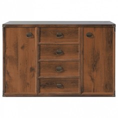 Комод Индиана JKOM 2d4s Black Red White