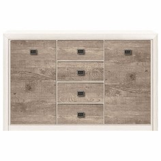 Комод Коен КОМ2D4S Black Red White