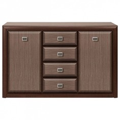 Комод Коен КОМ 2D4S/150 Black Red White