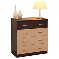 Комод Дуэт-12 венге/дуб линдберг Олимп мебель