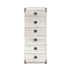 Комод Индиана JКОМ 6s Black Red White