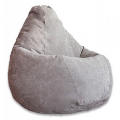 Кресло-мешок Серый Микровельвет 2XL Dreambag