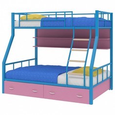 Кровать двухъярусная Радуга МФ 4 Сезона