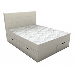 Кровать двуспальная с матрасом Домино 2000x1600 Belabedding