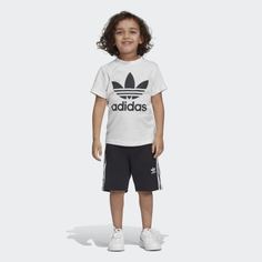 Комплект: футболка и шорты Trefoil adidas Originals
