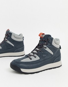 Серые ботинки Lacoste