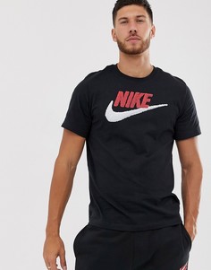 Черная футболка с логотипом Nike