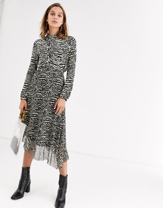 Юбка с зебровым принтом Soaked In Luxury