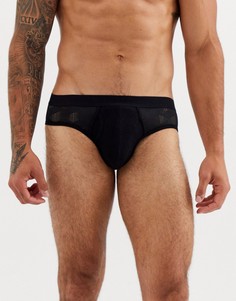Черные сетчатые трусы ASOS DESIGN