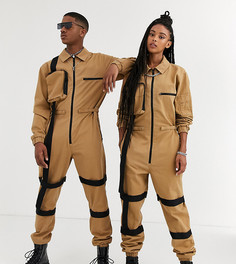 Комбинезон с бретелями и карманами COLLUSION