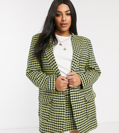 Пиджак из ткани букле ASOS DESIGN Curve