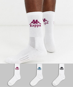 Набор из 3 пар белых носков Kappa