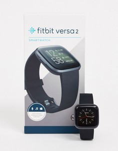 Черные смарт-часы Fitbit Versa 2