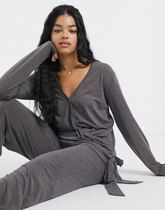 Трикотажный топ для дома с декоративным узлом Unique 21 Unique21