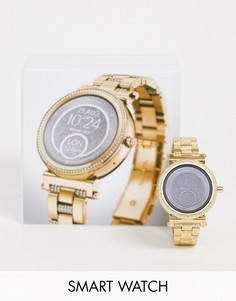 Золотистые наручные смарт-часы Michael Kors Access MKT5020 Sofie