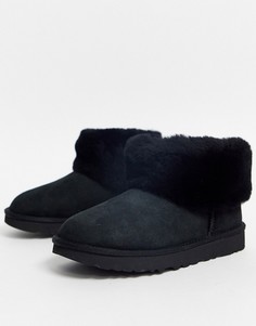 Черные полусапожки UGG