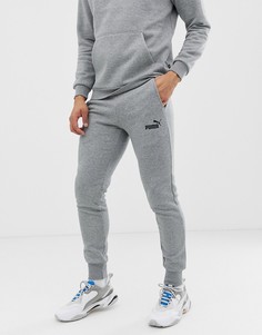 Серые джоггеры скинни Puma Essentials