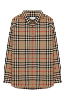 Хлопковая рубашка Burberry