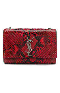 Сумка Monogram Kate из кожи питона Saint Laurent