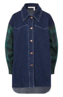 Хлопковая рубашка See by Chloé