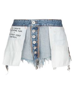 Джинсовые шорты BEN Taverniti™ Unravel Project