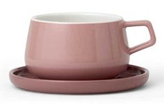 Чашка VIVA Scandinavia чайная с блюдцем Ella (розовый)