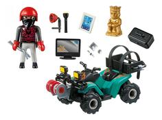 Конструктор PlayMobile Квадроцикл Грабителя с награбленным (разноцветный)