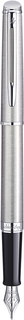 Ручка перьевая Waterman Hemisphere Steel CT F (серебристый)
