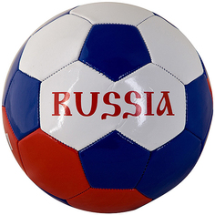 Спортивные товары SHENZHEN Мяч футбольный Russia размер 5 глянцевый (сине-красно-белый)
