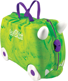 Чемодан Trunki на колесиках Динозавр (зеленый)