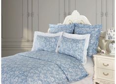 Комплект постельного белья VERONICA FRANKO Кэнди 1.5 спальный (голубой)