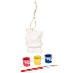 Набор для творчества BONDIBON Ёлочные украшения - Дед Мороз (разноцветный)