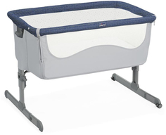 Кровать-манеж Chicco Next2Me Spectrum (сине-серый)