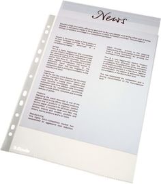 Папка Esselte 56171, А4, 48мкм, матовая