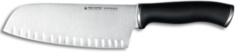 Нож кухонный Zepter KR-016 Сантоку (черный, серебристый)