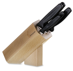 Набор кухонных ножей Victorinox Standart в подставке (черный)