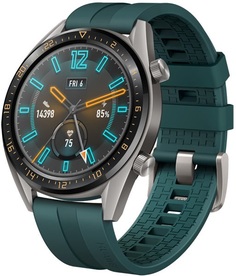 Смарт-часы Huawei WATCH GT 46 mm 1.4 Ceramic bezel (темно-зеленый)