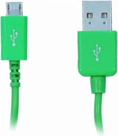 Кабель Gerffins USB - Micro USB 1м (зеленый)