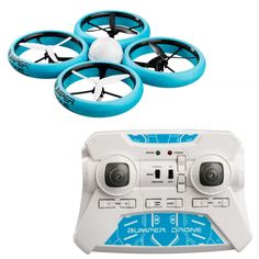 Радиоуправляемая игрушка Silverlit Бампер Дрон (синий)